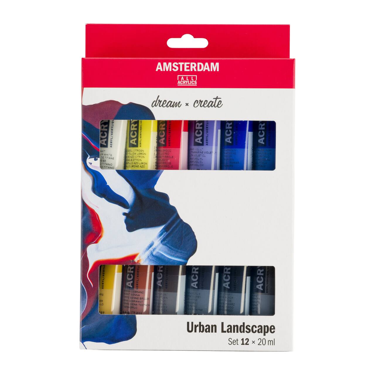 Amsterdam Urban Landscapes Acrylic 12 Color Paint Set, 20mL